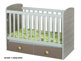 Dizain Baby Бебешко легло-люлка Тони две решетки 60/120  70/140